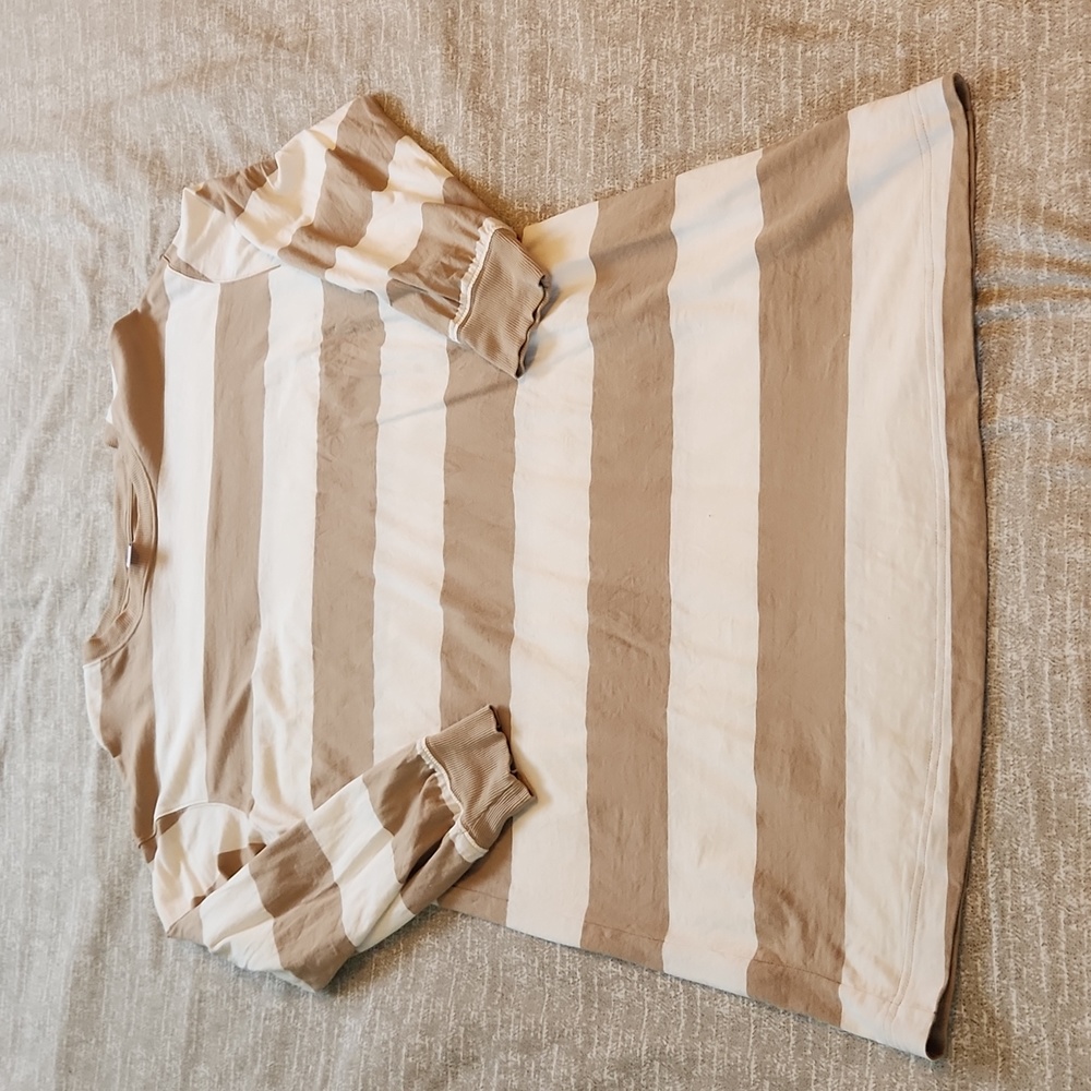 Striped t-shirt dress